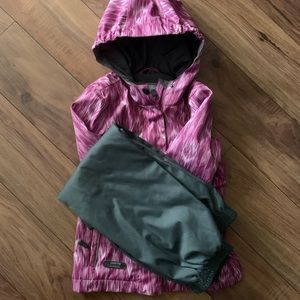 Girls Spring/Fall Jacket and Splash Pant Set